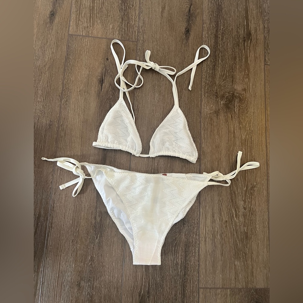 Missoni White Zigzag Bikini Set - image 1